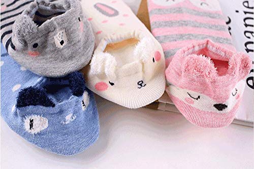 MarJunSep 18 Pairs Novelty Animal Cotton Low Cut No Show Ankle Socks for Girls Women Boat Socks - Image 4