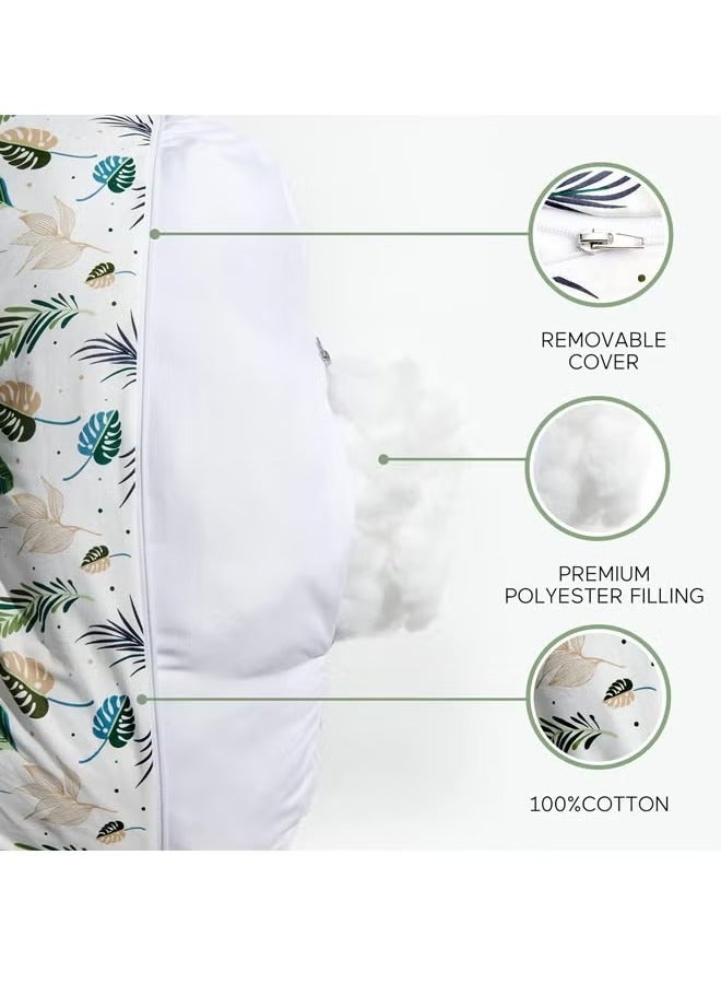 MLADEN Nursing Pillow for Breastfeeding Nursing Pillow with Infant Support Cushion,Baby Feeding Pillow with Adjustable Waist Strap and Removable Cotton Cover,Multi-Functional Breastfeeding Pillows Give Mom and Baby More Support - Image 5