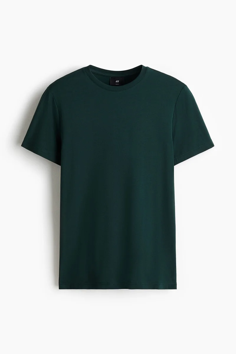 H&M Round-neck T-shirt Slim fit