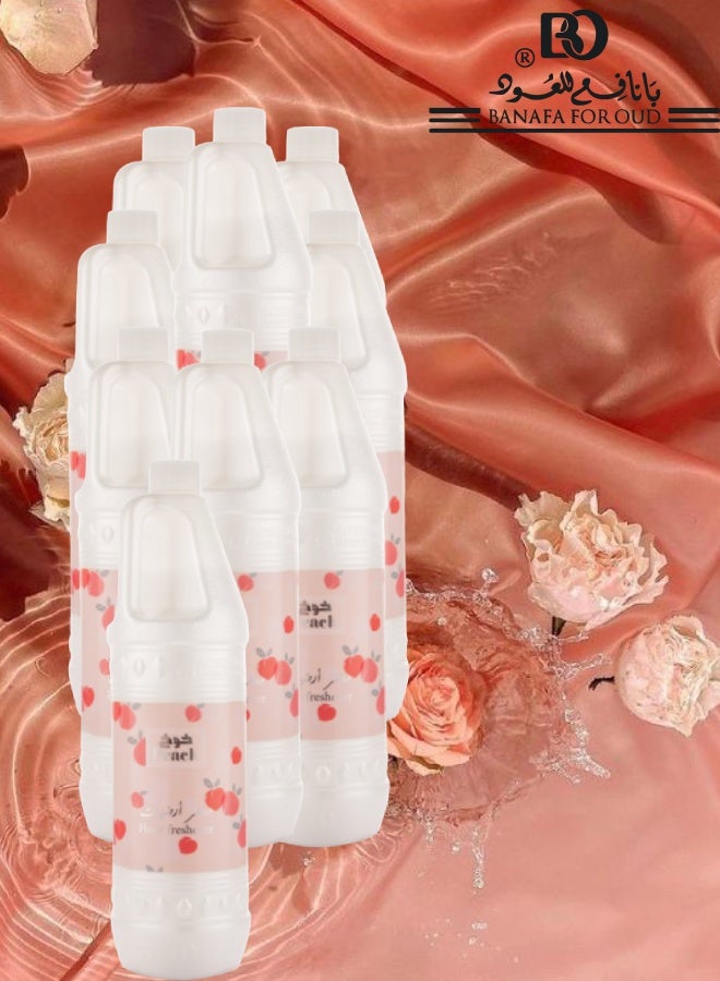 Banafa 9 Pieces Peach Floor Freshener - Image 1