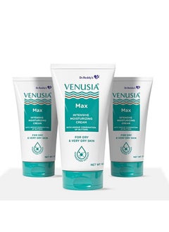 VENUSIA Max Intensive Moisturizing Cream For Dry Skin To Very Dry Skin, 150 G X Pack Of 3  - Image 1