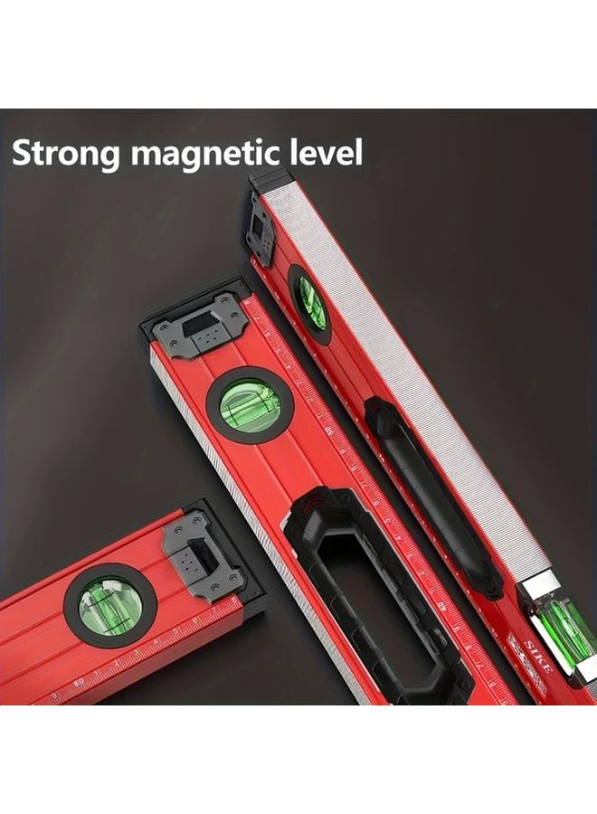 Professional Magnetic Level Ruler Strong Magnet Rustproof Aluminum Alloy For Building - Image 3
