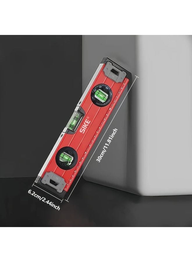 Professional Magnetic Level Ruler Strong Magnet Rustproof Aluminum Alloy For Building - Image 4