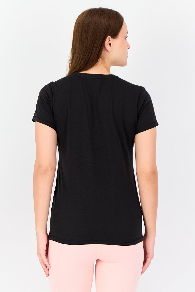 PUMA Women Sportswear Fit Short Sleeves Running T-shirt, Black - Image 4