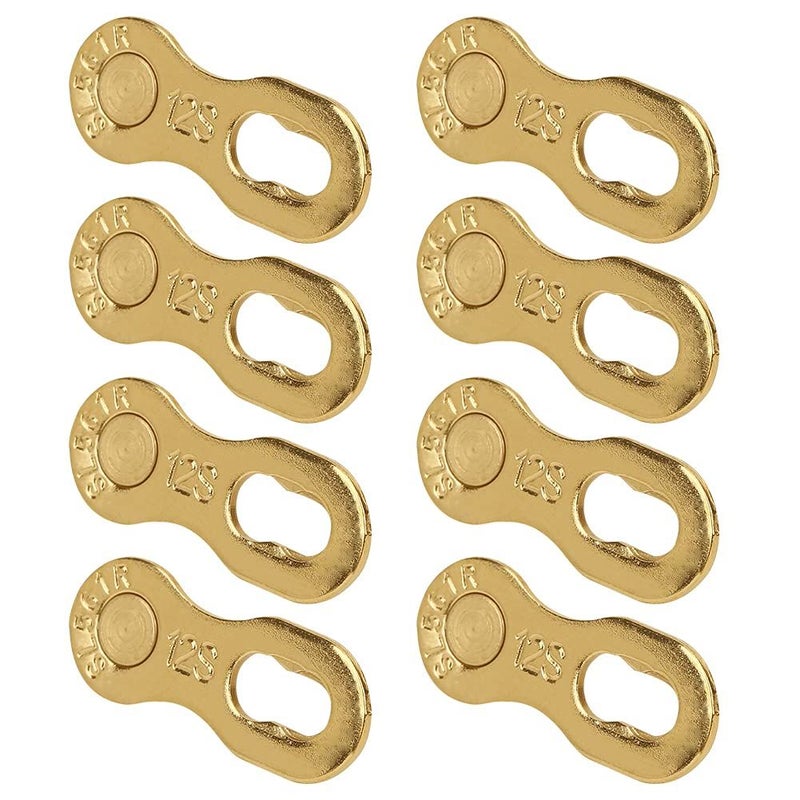Golden Steel Bike Chain Connector Connector Set 4 Pairs for 12 Speed Road Mountain Bikes - Image 5