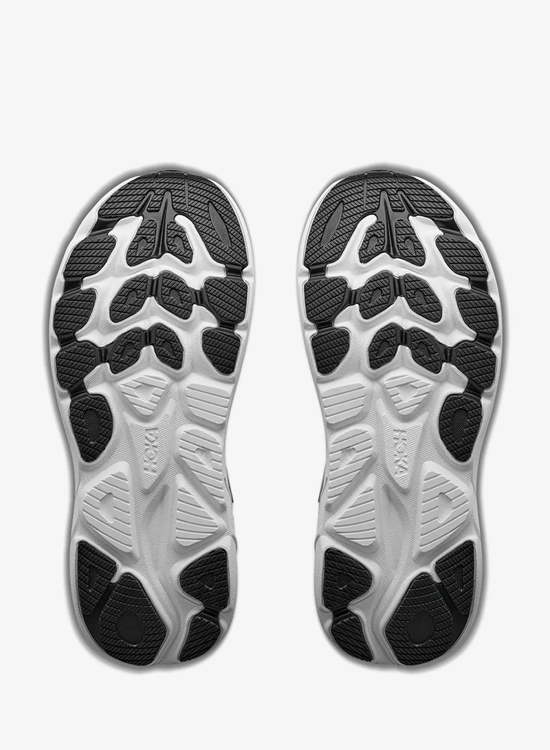 Hoka BLACK / WHITE Clifton 11 Wide for Women | Best Price UAE