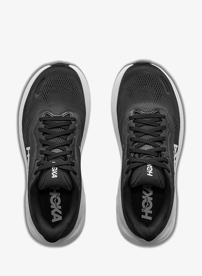 Hoka BLACK / WHITE Clifton 11 Wide for Women | Best Price UAE