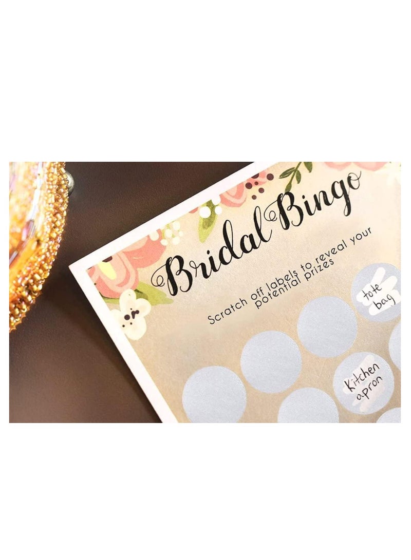 بريميفي 300 قطعة من ملصقات الخدش باللون الفضي مقاس 1 بوصة - Image 5