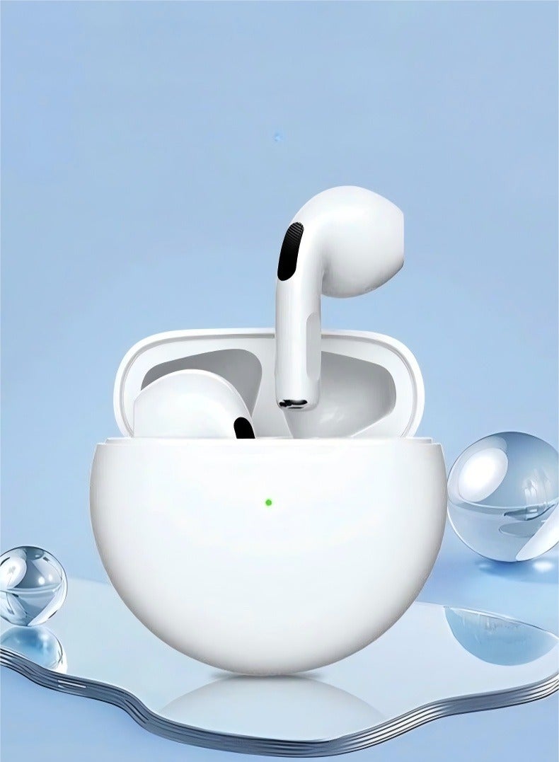 PRO Wireless Bluetooth Earbud Headphone，Earphone with Bass Stereo Semi In-Ear Bluetooth Headphone, Light-Weight Earbud - Image 2