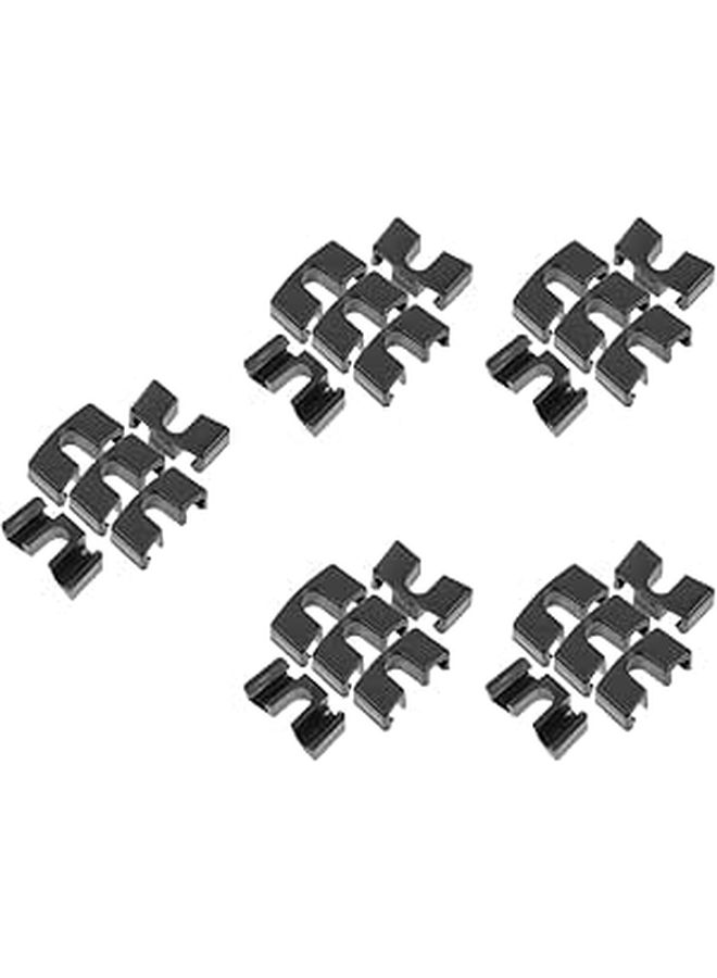 25 Pcs Plastic Chopstick Training Helpers For Kids Food Grade Portable Clips For School Travel - Image 1