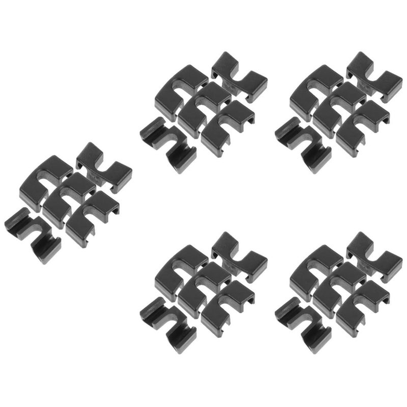 25 Pcs Plastic Chopstick Training Helpers For Kids Food Grade Portable Clips For School Travel - Image 2