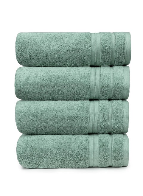 Cleanup Towels Set of 04 Bath Towels. Size 70x130 Cm. Durable Quality With Excellent Color Options Specially Designed To Match Your Washrooms, Homes, Spas And Hotels As You Desire. Well Absorbant Durable Lasts Long. 550 + GSM Guranteed.