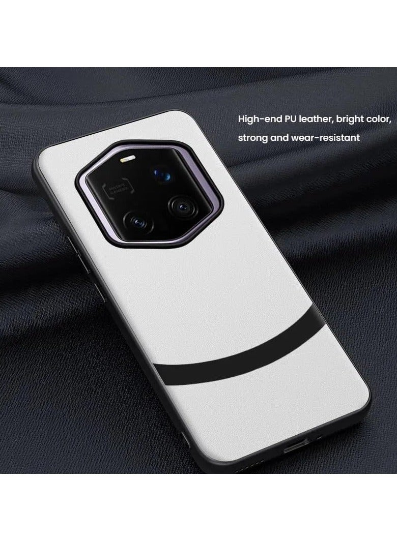 general Case Compatible Honor Magic7 RSR 5G, [TPU Soft Shockproof Edge] Honor Magic7 RSR Drop Protection Leather Case - Image 2