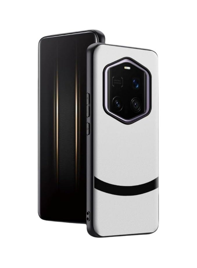 general Case Compatible Honor Magic7 RSR 5G, [TPU Soft Shockproof Edge] Honor Magic7 RSR Drop Protection Leather Case - Image 1