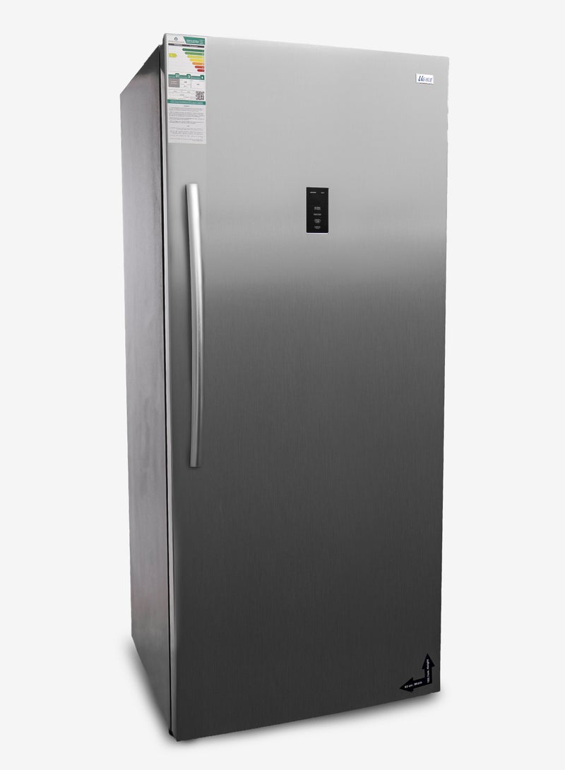 UGINE Ugine Upright Freezer Convertible to Refrigerator, 595 L, 21 Cubic Feet, Single Door, Left Door, Steel - UUFMT595SL  - Image 1