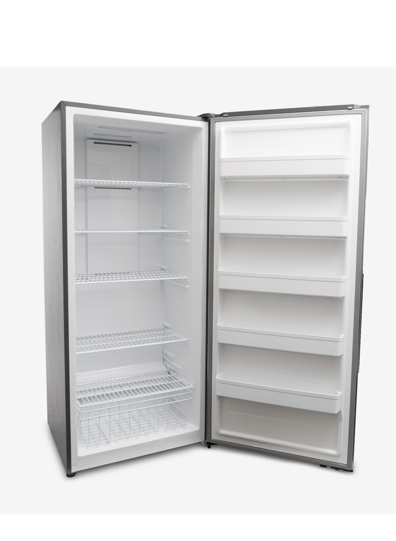 UGINE Ugine Upright Freezer Convertible to Refrigerator, 595 L, 21 Cubic Feet, Single Door, Left Door, Steel - UUFMT595SL  - Image 2