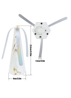 SYOSI Fly Repellent Fan for Tables Insects Portable Wood Grain Table Fan, Patio Bug and Deterrent Keep Flies Away from Your Food Enjoy Outdoor Meal, 2 Pack  - Image 5