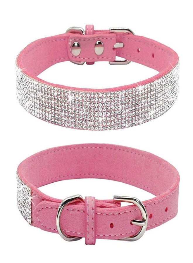 ETOPARS Microfiber Pet Dog Collar Leashes Set, Reflective Dog Collar, Double-Layer Soft Leather Pet Leash, Cat Dog Collar Leash Set, Pet Collar Leash for Small & Medium Dogs - Image 2