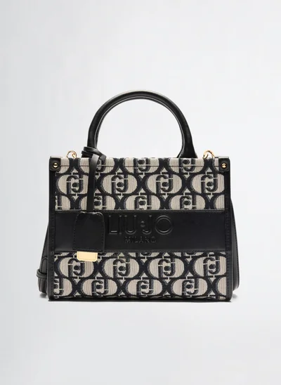 Liu Jo Jacquard Shopping Bag With Logo