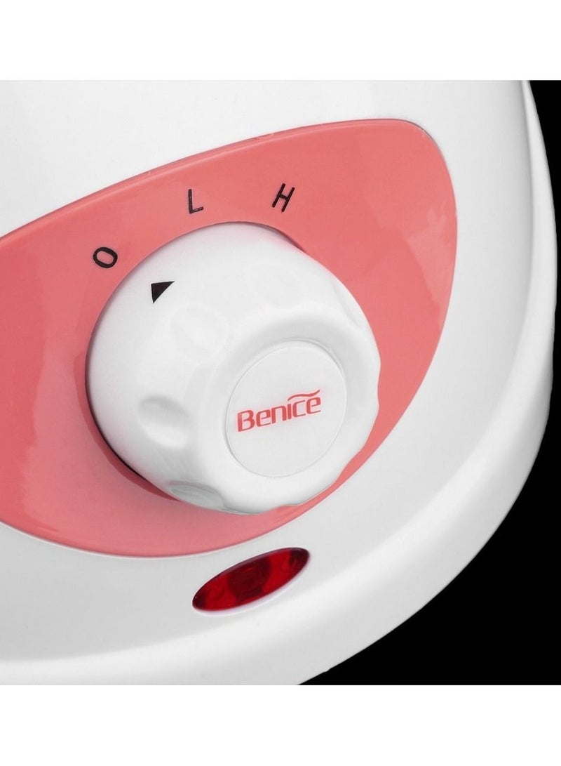 Benice Facial Steamer Pink/White - Image 5