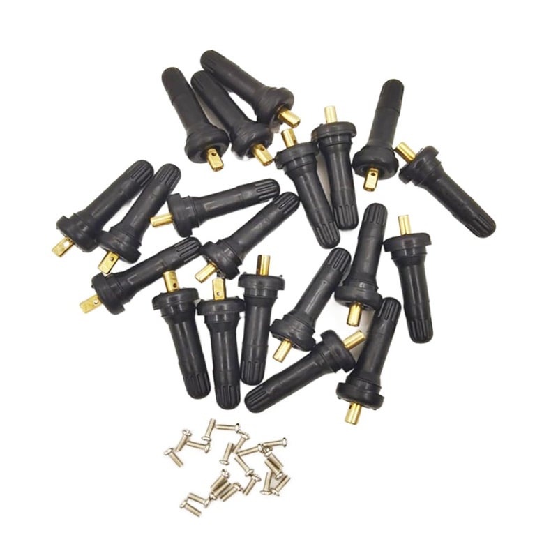 20pcs TPMS Tire Pressure Sensor Rubber Valve Stem Replacement 1720008 Fit for GM930A GMC Cadillac Chevy Silverado 1500 2500 Suburban