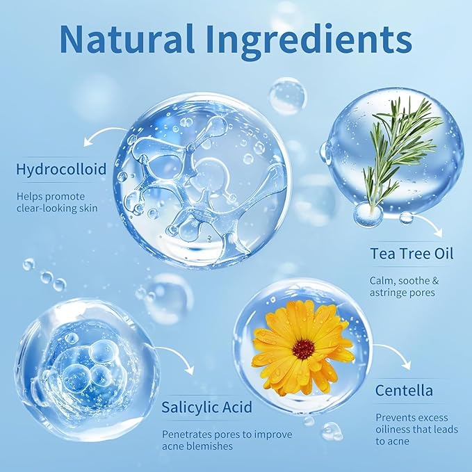 Flywind Large Pimple Patches331 Patches 7 size Acne Patches Invisible Spot Patches for Face Chin Back or BodyHydrocolloid Pimple Patch Suitable for All Skin Types - Image 2