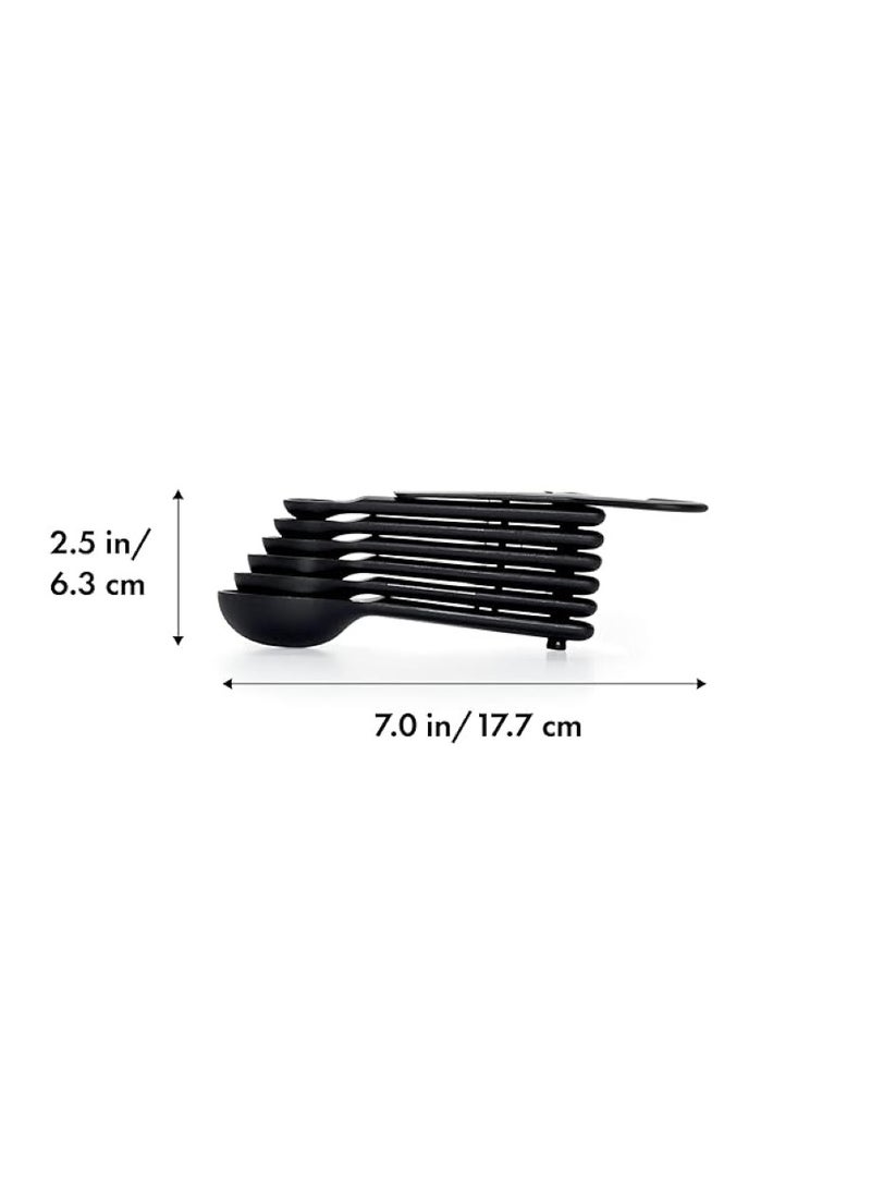 OXO Good Grips - Measuring Spoon Set 7 Pcs In Black - Image 1