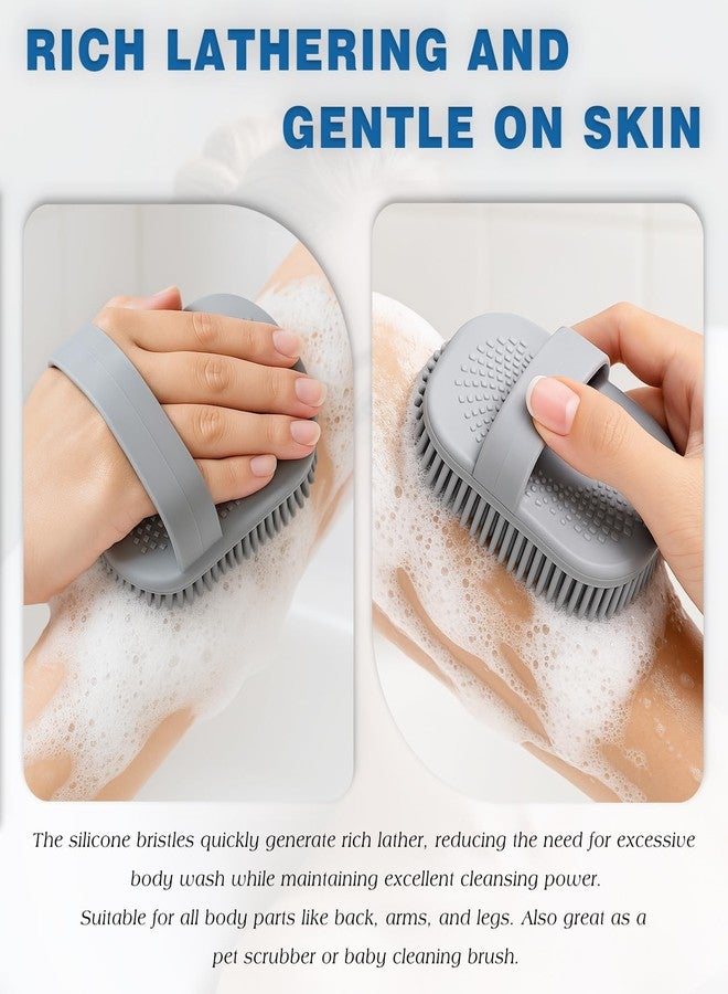 Brvlsoc Silicone Body Scrubber - Gentle Exfoliating Shower Tool with Rich Lather, Durable & Hygienic Loofah Alternative for All Skin Types - Image 4