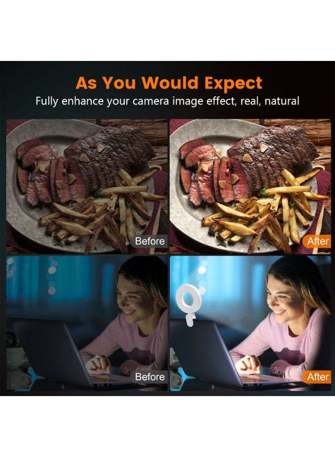 Pikengenus Video Conference Lighting Kit,  Ring Light for Monitor Clip On,for Remote Working, Distance Learning,Zoom Call, Self Broadcasting and Live Streaming, Computer Laptop Video Conferencing. - Image 5