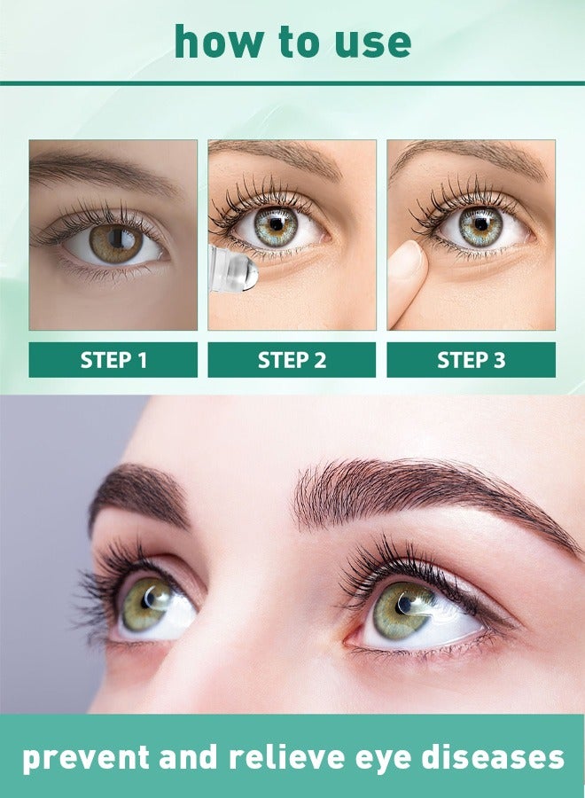 Generic Eye Care Serum with Roller Massager (Recommended by International Ophthalmologists)  - Image 3