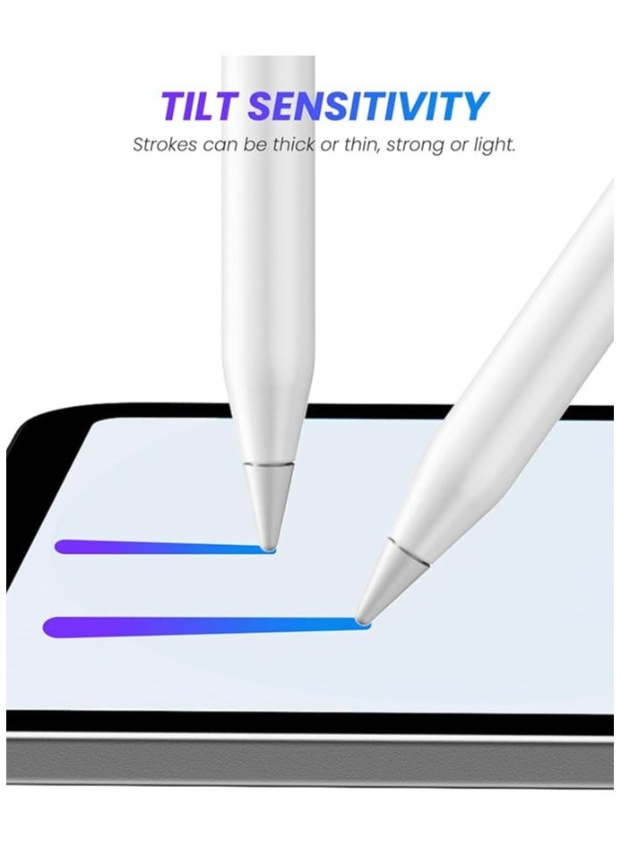 Green Tiger iPad Pencil, Active iPad Stylus Pen with 10X Fast & Palm Rejection Magnetic Absorption Replacement for Apple Pencil - for iPad 6-10th, Pro 11''/12.9'' 3-6th, Air 3-5th, Mini 5-6th Gen - Image 2