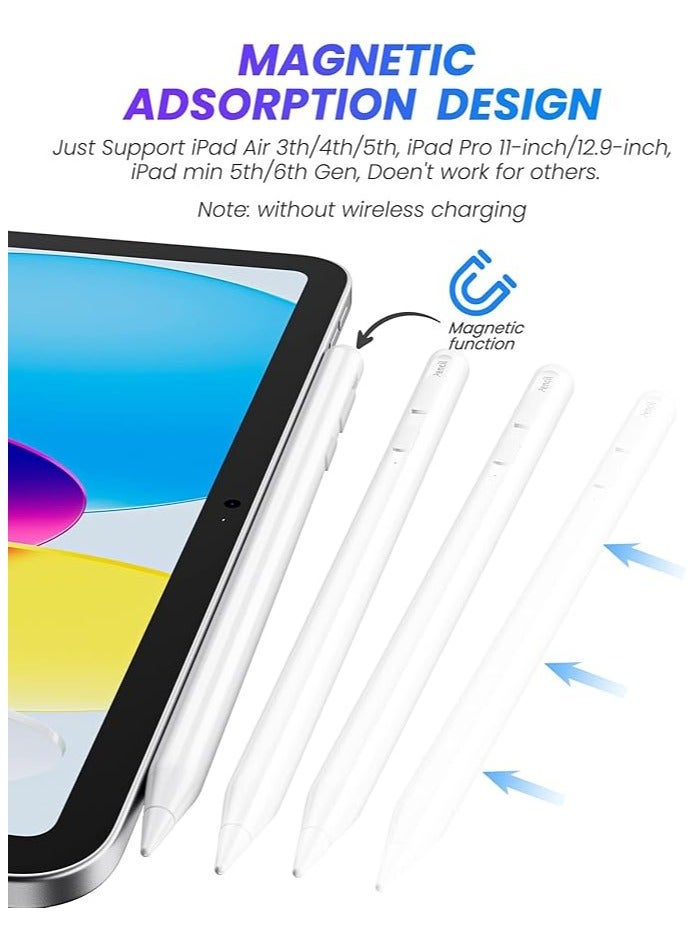Green Tiger iPad Pencil, Active iPad Stylus Pen with 10X Fast & Palm Rejection Magnetic Absorption Replacement for Apple Pencil - for iPad 6-10th, Pro 11''/12.9'' 3-6th, Air 3-5th, Mini 5-6th Gen - Image 4