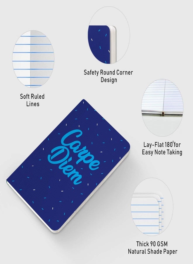 فيكطر نوطس دفتر ملاحظات فاكتور: 90 غرام/متر مربع، مقاس B6، مسطر، 112 صفحة، دفتر يوميات (اغتنم الفرصة) - Image 3