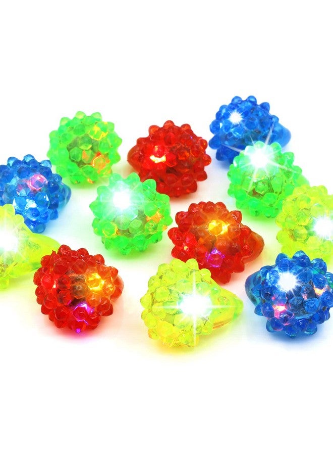 نوفيلتي بليس 12 قطعة من حلقات الجيلي المضيئة LED، حلقات لعب الأصابع المضيئة للحفلات والهالوين والحفلات الراقصة والعروض الموسيقية - Image 3