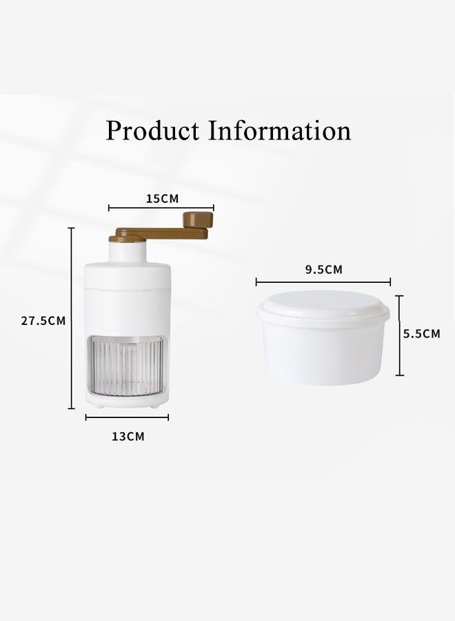 Ice Crushers  Small Multifunctional Diy Hand-Cranked Ice Machine  Portable Ice Crusher Hand Crank Ice Shaver Manual Blenders Ice Crushers Mini Hand-Operated Ice Shaver Slushie Household Kitchen Tool  - Image 2