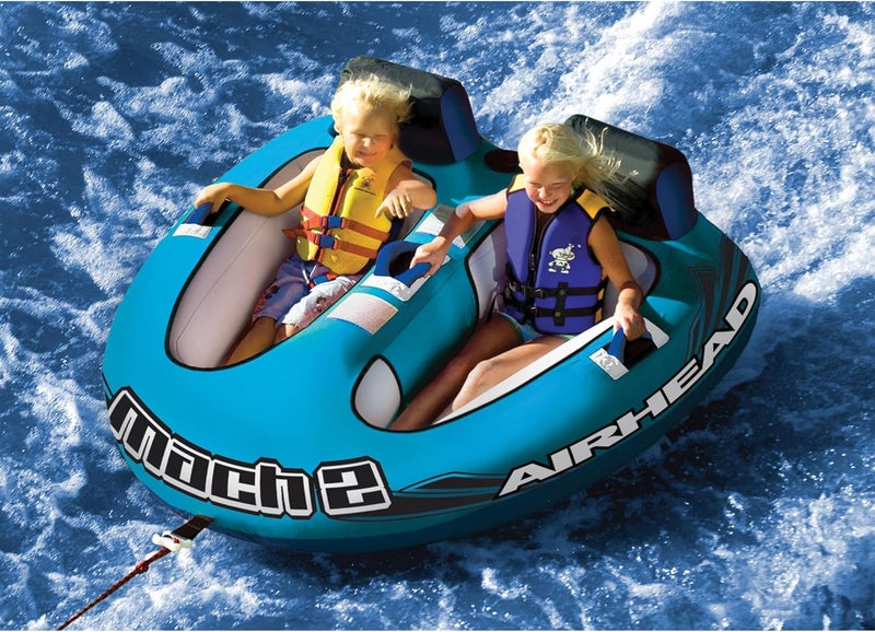 Airhead AHT2M2 MACH 2 Inflatable Double Rider Towable Water Tube - Image 2