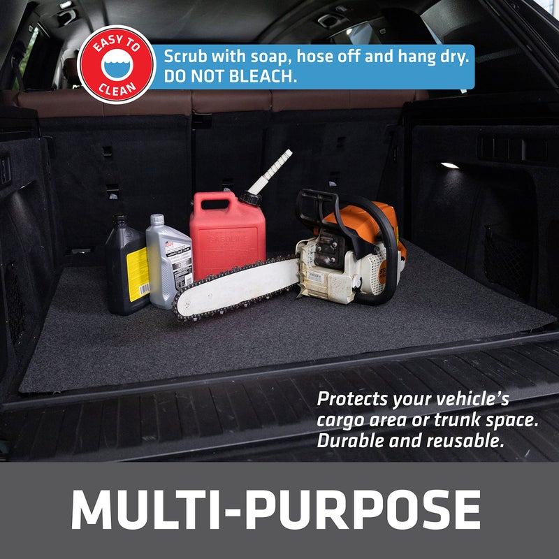 Drymate XL Oil Spill Mat (36" x 59"), Premium Absorbent Oil Pad, Reusable, Washable, Durable, Waterproof Backing Contains Liquids, Protects Garage Floor Surface (USA Made) - Image 5