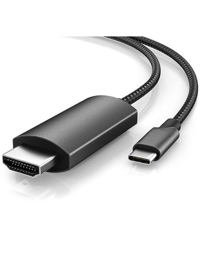 كابل USB‑C إلى HDMI 4K 60Hz بطول 2 متر – سريع ومتينة للاستخدام اليومي - Image 1