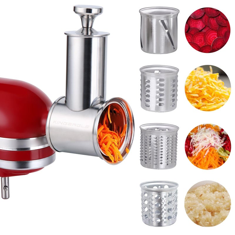 KINGEAGLE Stainless Steel Slicer Shredder Attachments - Image 1
