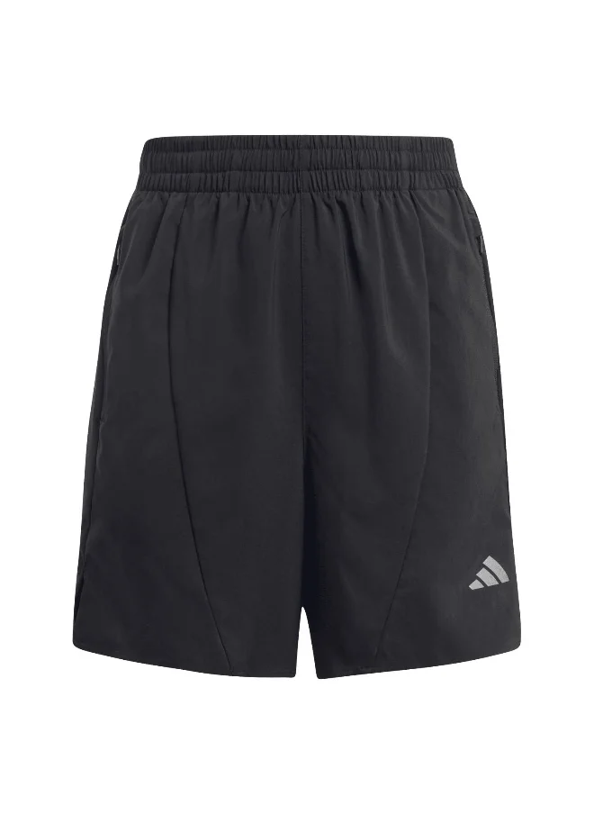 اديداس adidas J Woven Shorts Black Running Shorts 5-6Y