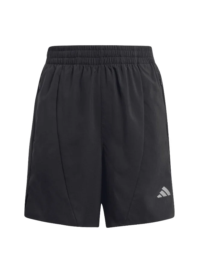 adidas Originals adidas J Woven Shorts Black Running Shorts 5-6Y