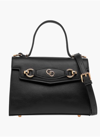 Women Solid Satchel Bag with Detachable Strap and Button Closure - pzsku/Z60CD59895FFD6E554351Z/45/_/1738593776/404010e1-d60f-4fee-9dcf-3362bb40a7ca