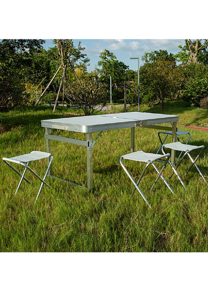 Generic Home Outdoor Patio Table Set, Foldable, Portable  - Image 2