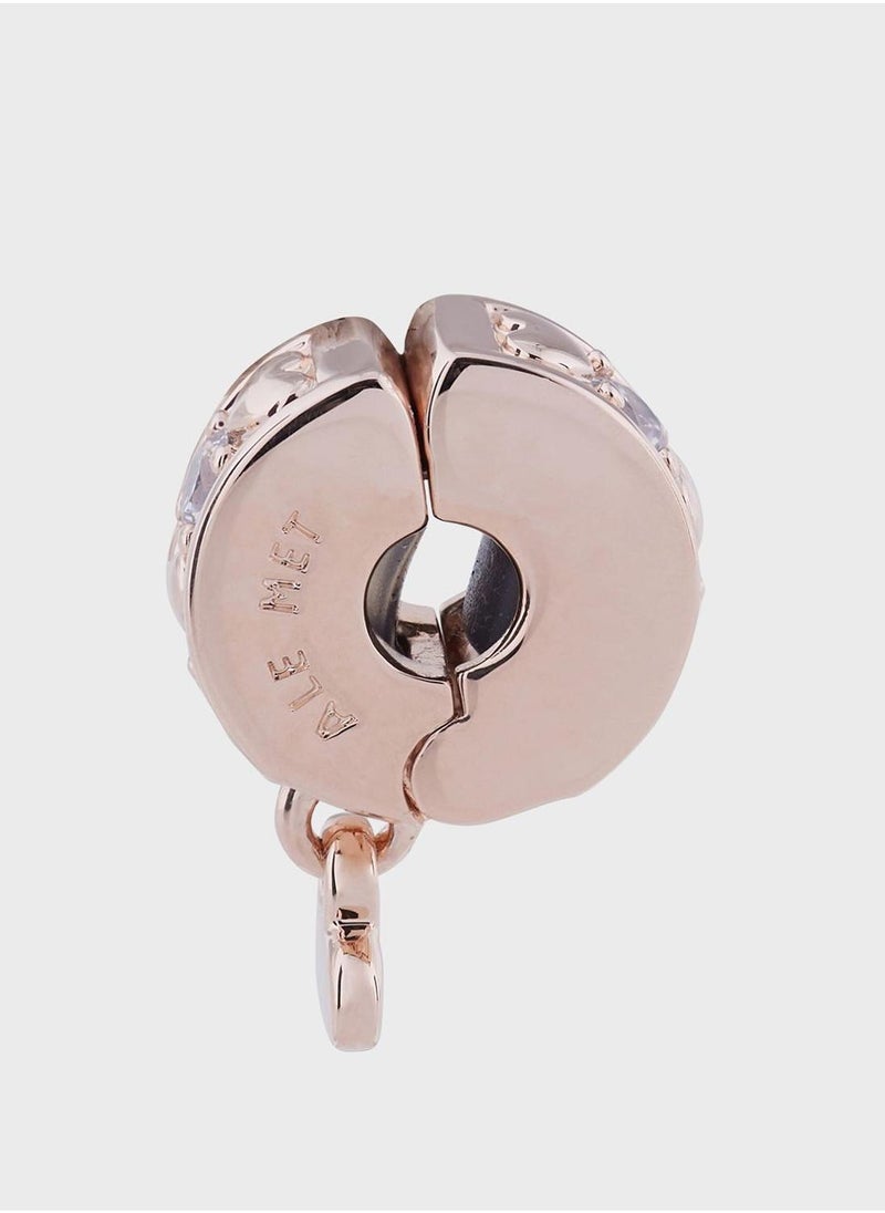 PANDORA Heart Rose Gold Zirconia Charm  - Image 3