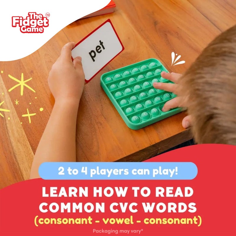 THE FIDGET GAME Word Pop, CVC Words - Learn to Read in Weeks - Multisensory Reading & Phonics Interactive Game Ideal for Pre Kindergarten to 1st Grade (Packaging May Vary) - Image 5