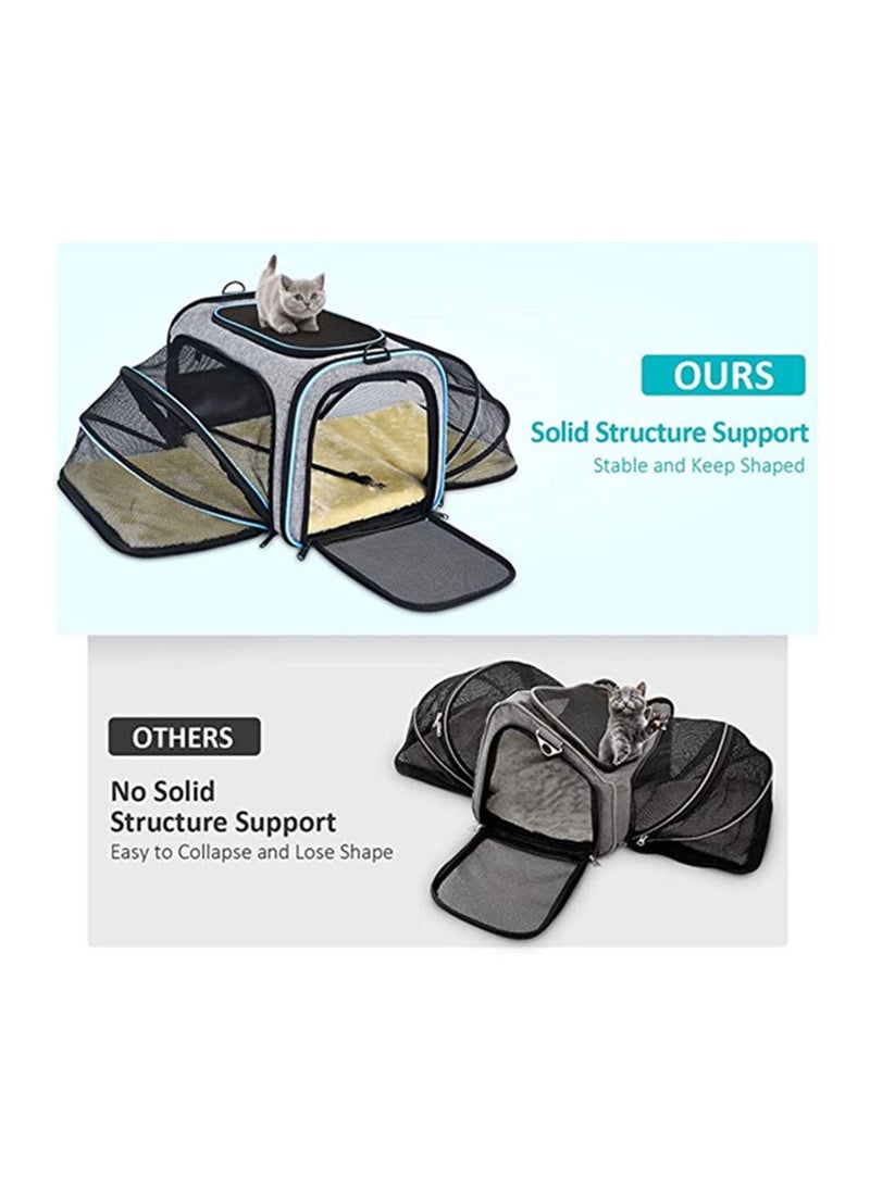 Cool Baby COOLBABY One Shoulder Cat and Dog Bag Pet Double Extension Foldable Bag for Traveling Portable Breathable Pet Carrier Bag Pet Safe Trip  - Image 4