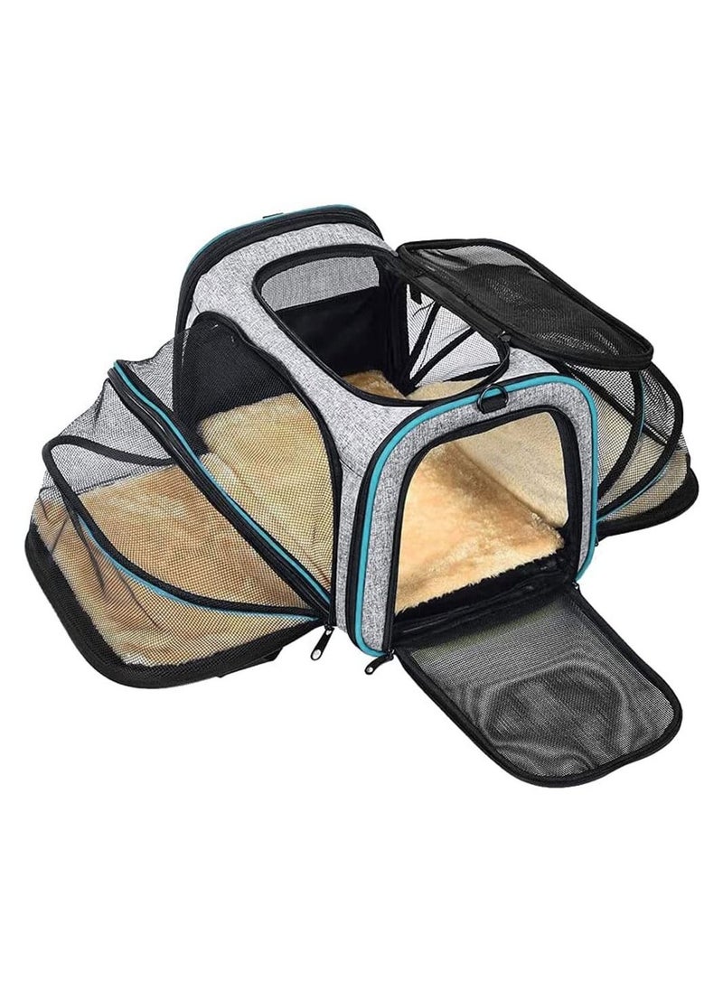 Cool Baby COOLBABY One Shoulder Cat and Dog Bag Pet Double Extension Foldable Bag for Traveling Portable Breathable Pet Carrier Bag Pet Safe Trip  - Image 1