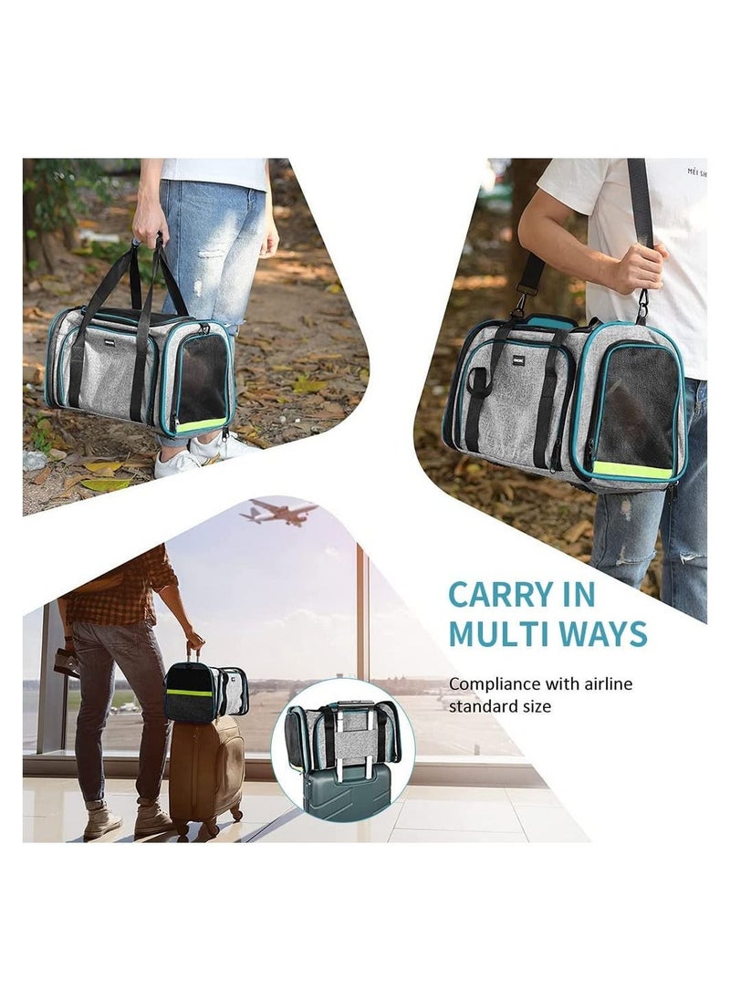 Cool Baby COOLBABY One Shoulder Cat and Dog Bag Pet Double Extension Foldable Bag for Traveling Portable Breathable Pet Carrier Bag Pet Safe Trip  - Image 5