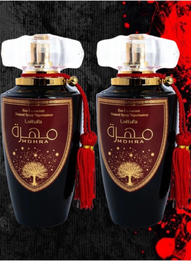 Lattafa - 2 Pieces Mohra Lattafa EDP 100M - Image 1
