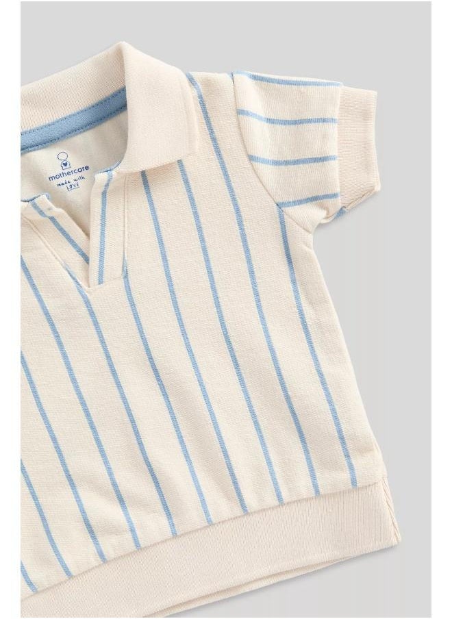 mothercare Polo Shirt, Shorts and Socks Set  - Image 2
